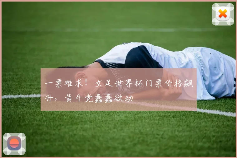 一票难求！女足世界杯门票价格飙升，黄牛党蠢蠢欲动